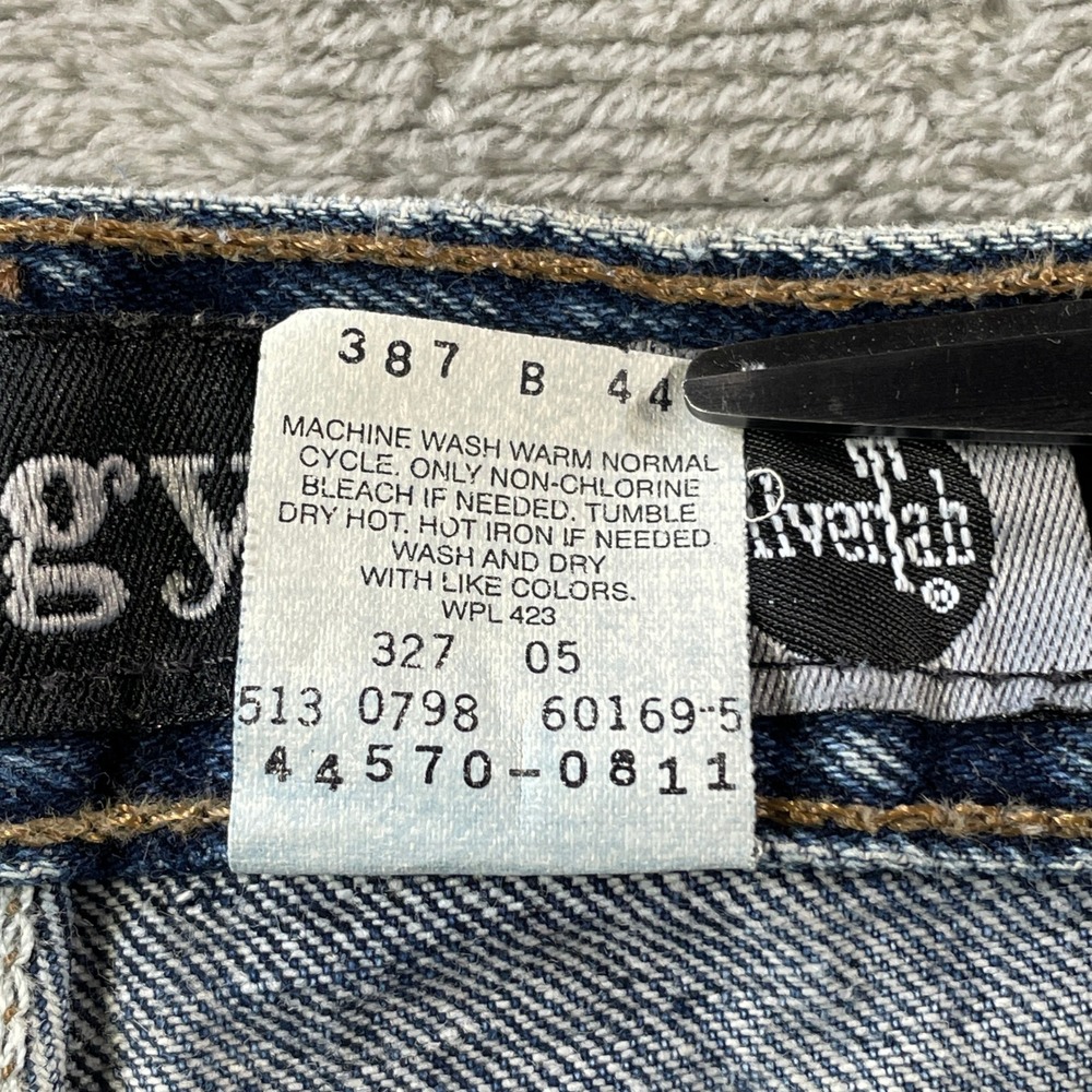 Vintage Levis SilverTab Baggy Jeans Mens 38x28 Blue USA 1998 Grunge Skater Punk - Picture 3 of 12